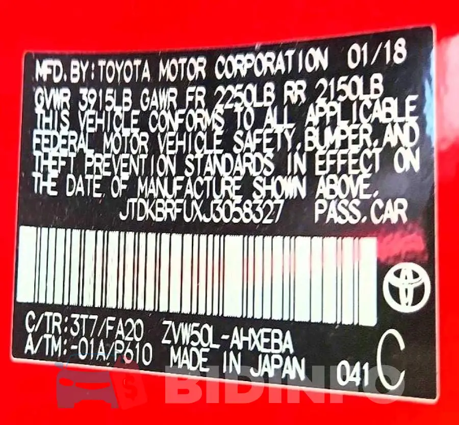 JTDKBRFUXJ3058327 Photo# 12