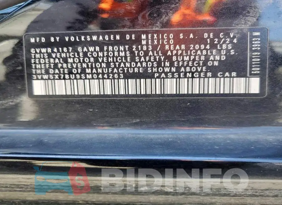 3VW5X7BU9SM044263 Photo# 12