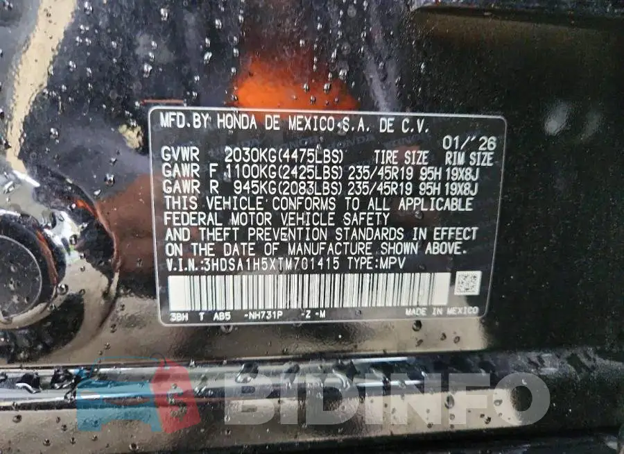 3HDSA1H5XTM701415 Photo# 14