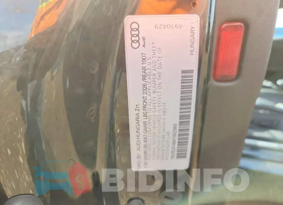 TRUTECFV8M1002989 Photo# 13