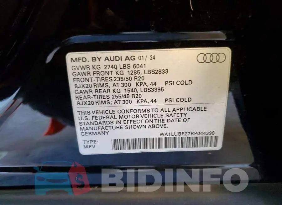 WA1LUBFZ7RP044398 Photo# 13
