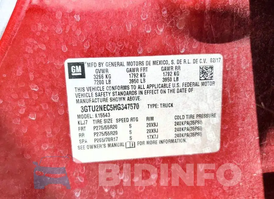 3GTU2NEC5HG347570 Photo# 12