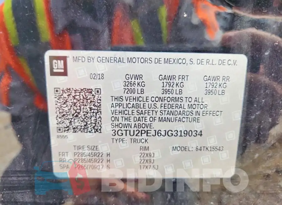 3GTU2PEJ6JG319034 Photo# 12