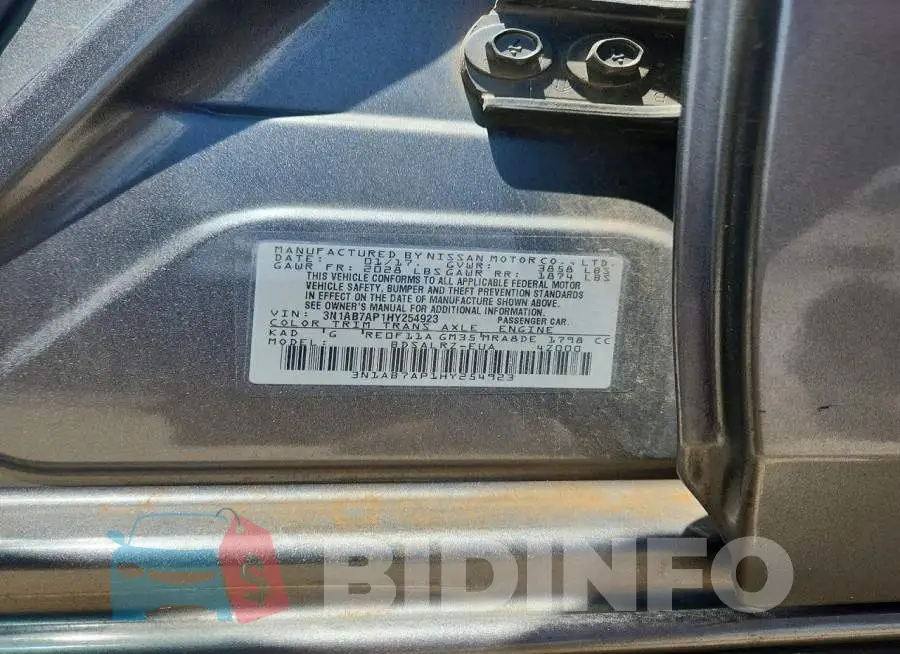 3N1AB7AP1HY254923 Photo# 12