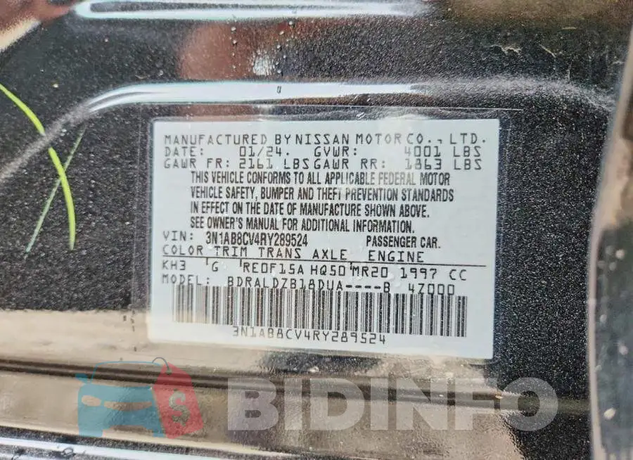 3N1AB8CV4RY289524 Photo# 12