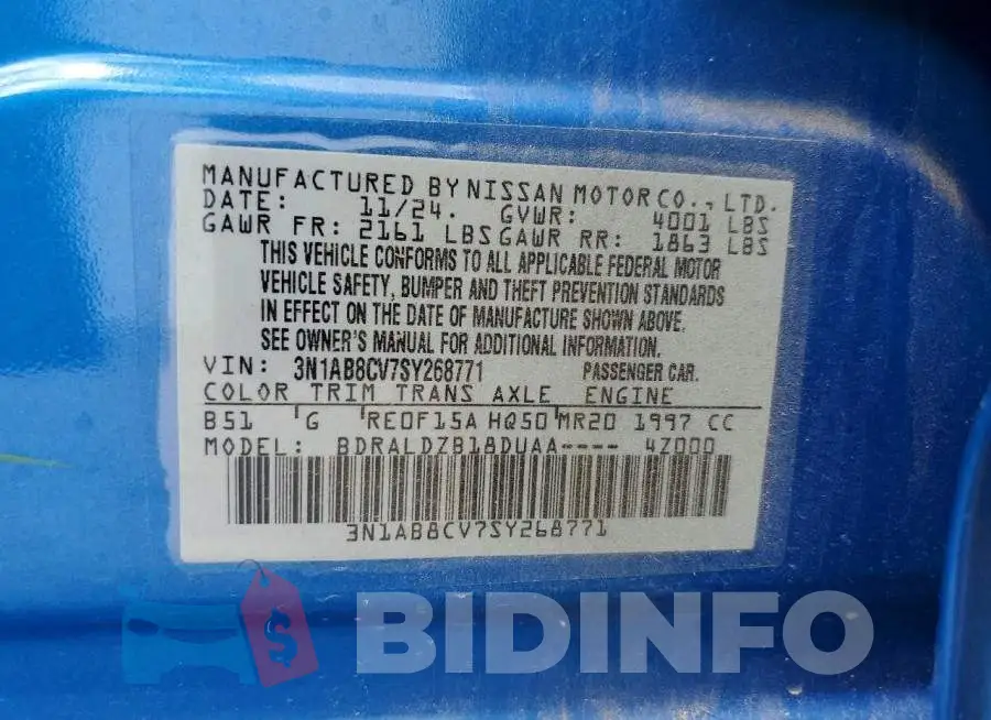 3N1AB8CV7SY268771 Photo# 13