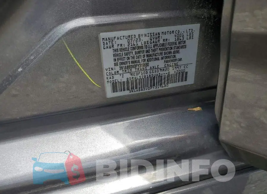 3N1AB8DV0PY319680 Photo# 12