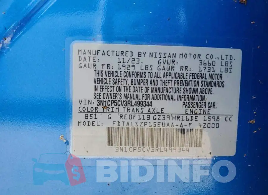 3N1CP5CV3RL499344 Photo# 12
