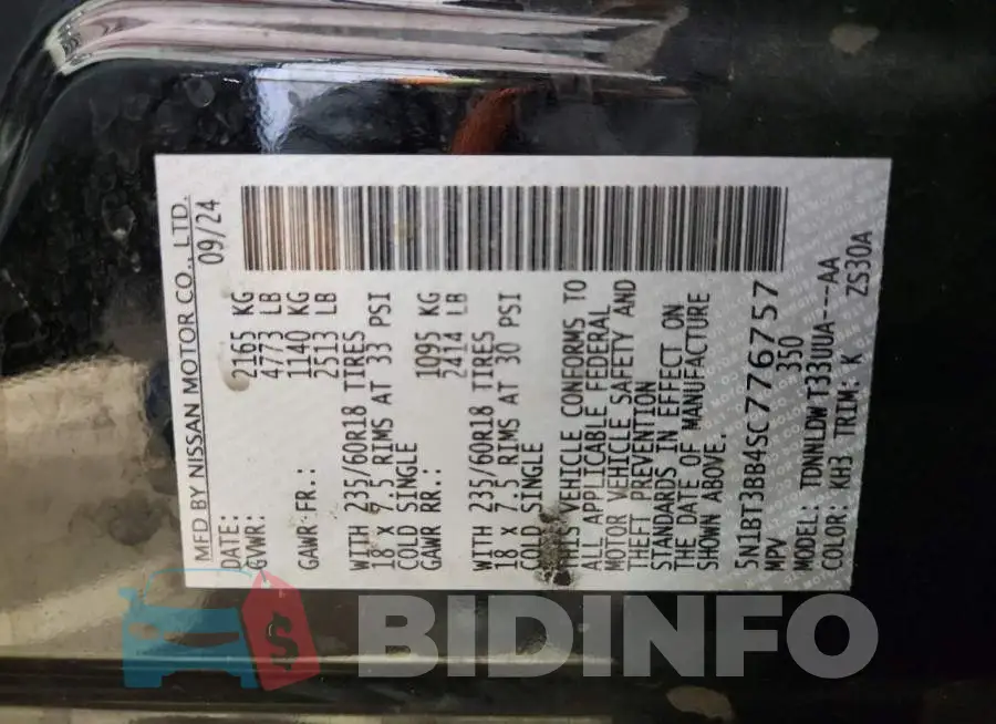 5N1BT3BB4SC776757 Photo# 13