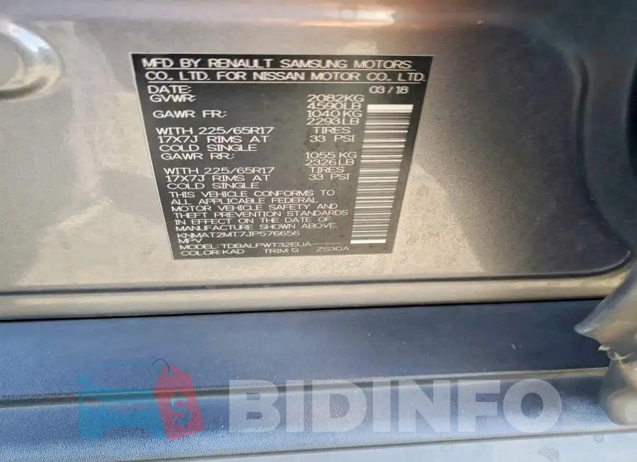 KNMAT2MT7JP576656 Photo# 14