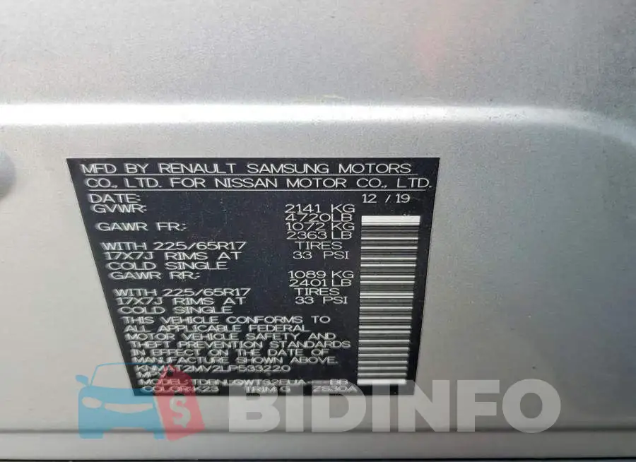 KNMAT2MV2LP533220 Photo# 12