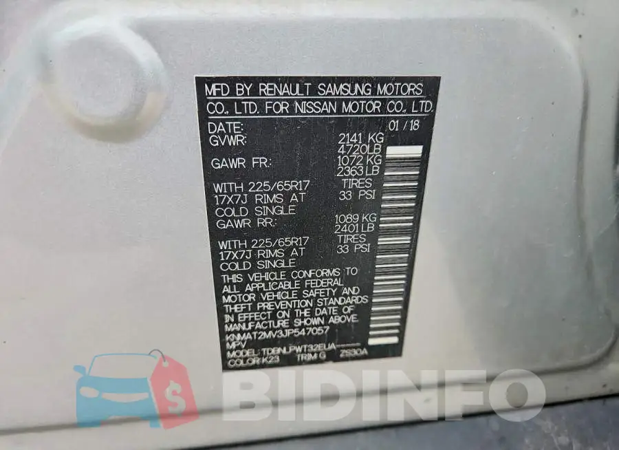 KNMAT2MV3JP547057 Photo# 13