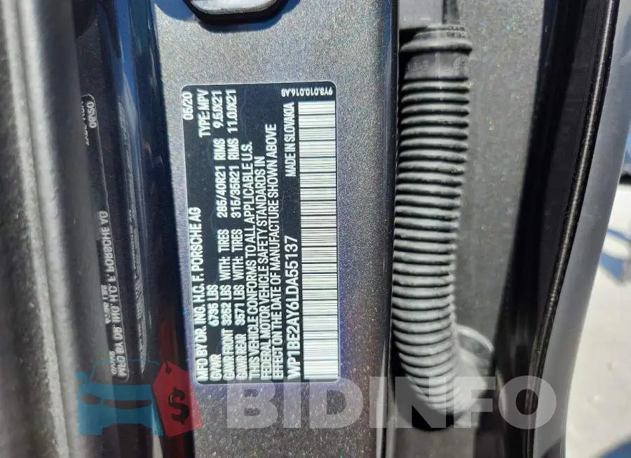 WP1BE2AY6LDA55137 Photo# 14