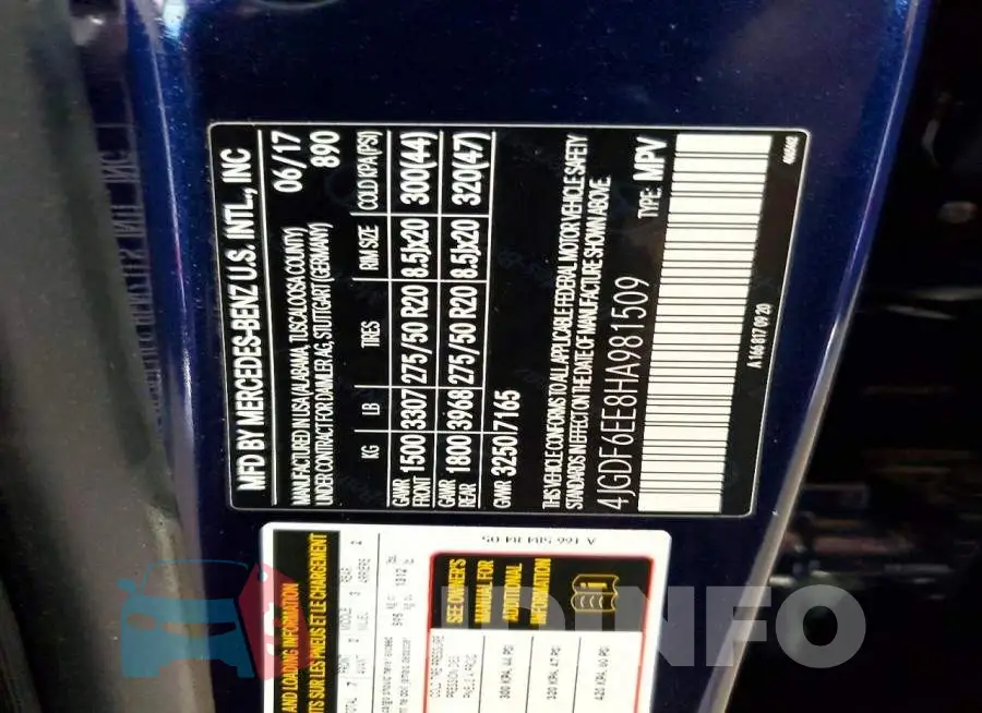 4JGDF6EE8HA981509 Photo# 13