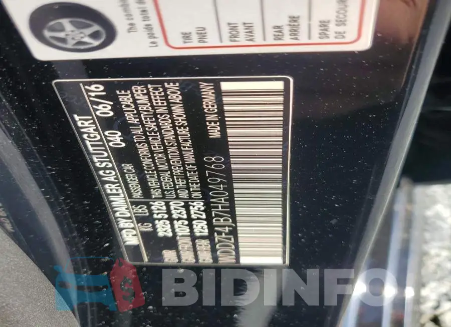 WDDZF4JB7HA049768 Photo# 12