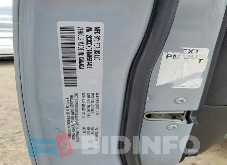 2C3CDXCT4MH584408 Photo# 12