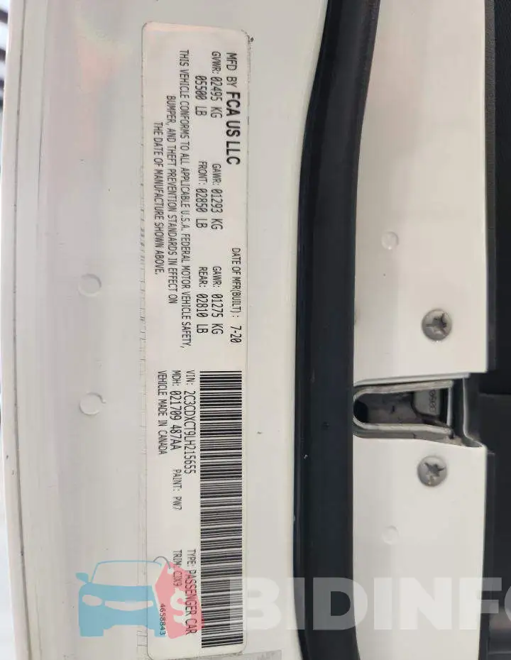 2C3CDXCT9LH215655 Photo# 13