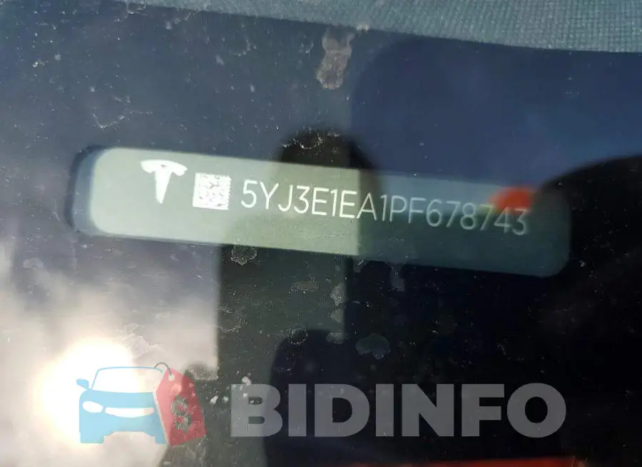 5YJ3E1EA1PF678743 Photo# 12