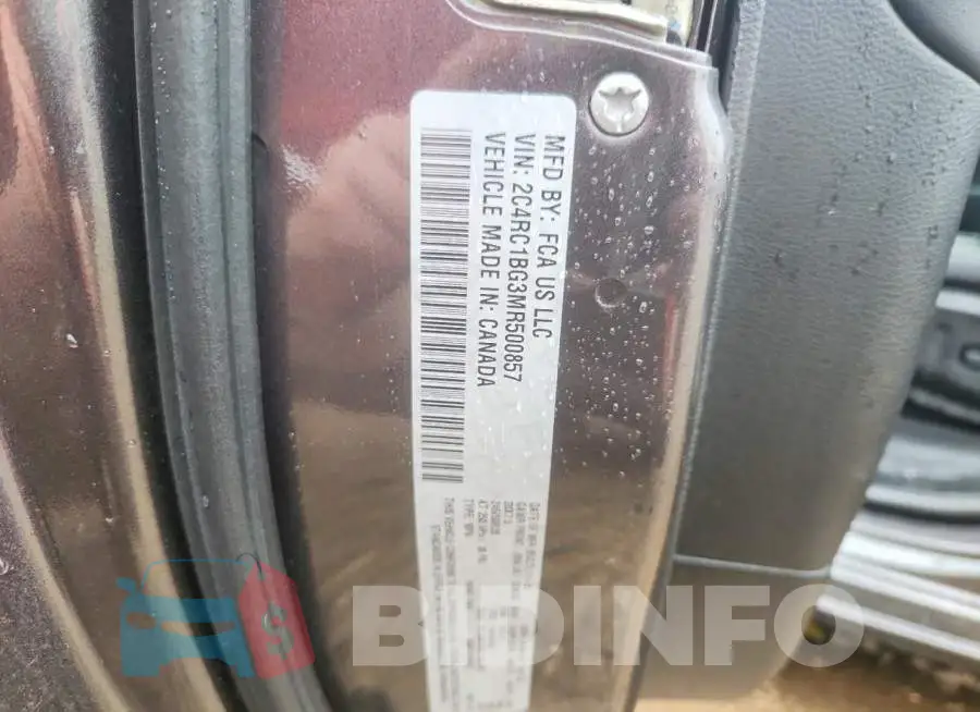 2C4RC1BG3MR500857 Photo# 12