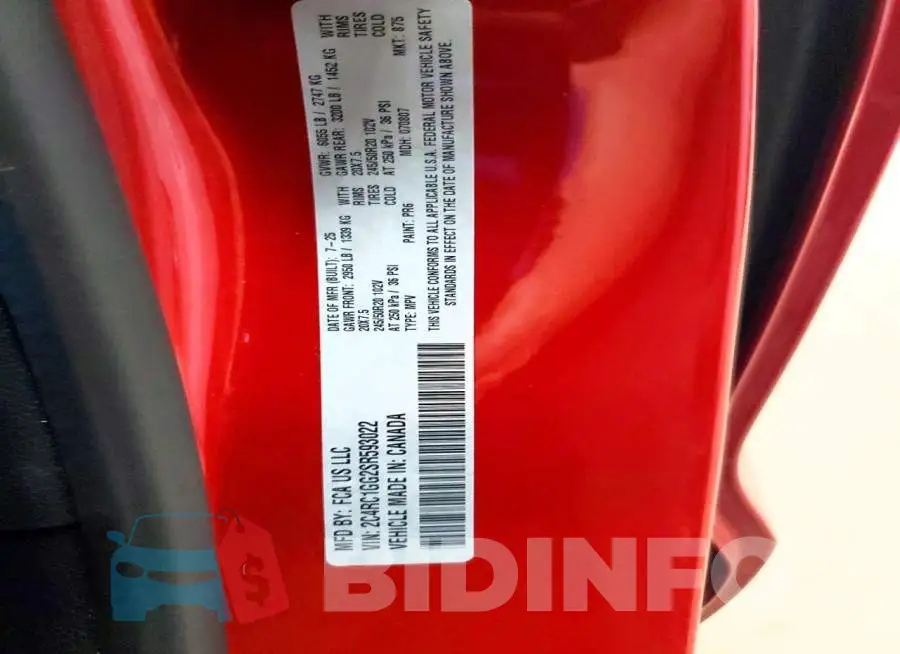 2C4RC1GG2SR593022 Photo# 13