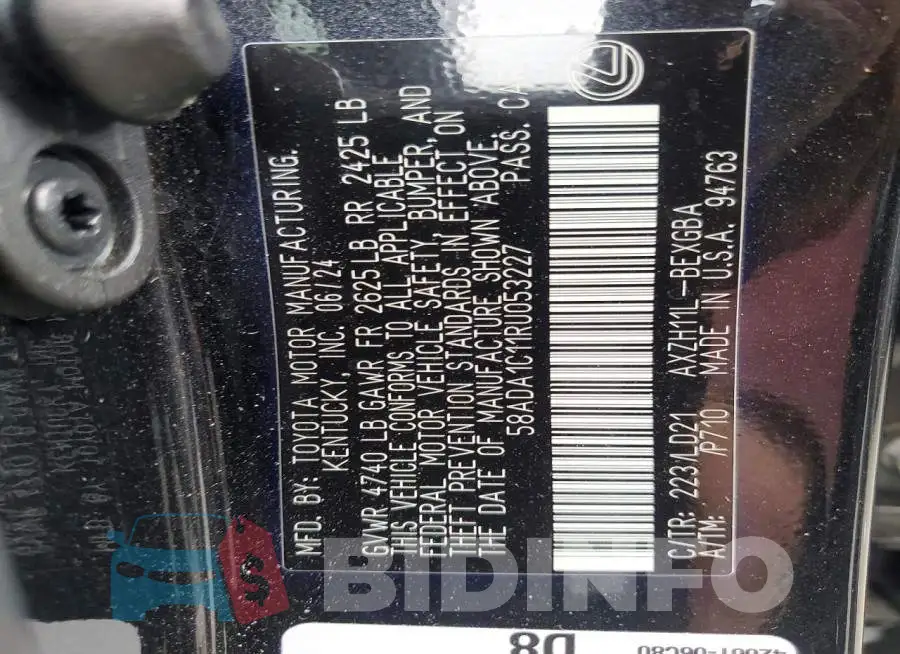 58ADA1C11RU053227 Photo# 12
