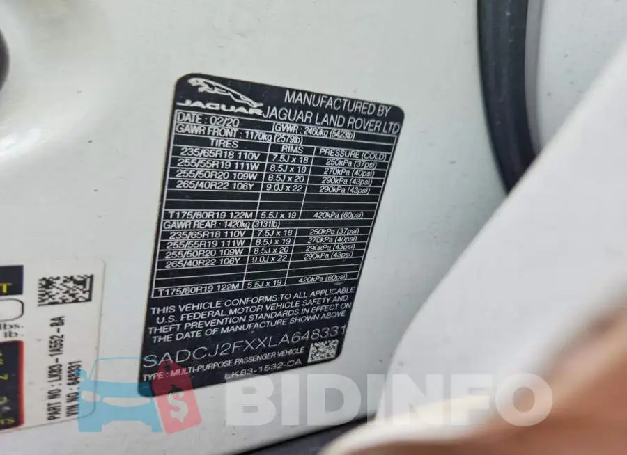SADCJ2FXXLA648331 Photo# 12