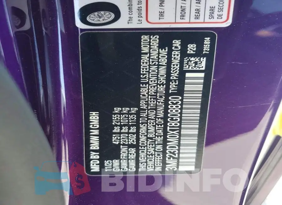 3MF23DM0XT8G08830 Photo# 12