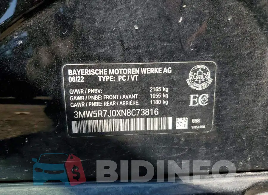 3MW5R7J0XN8C73816 Photo# 13