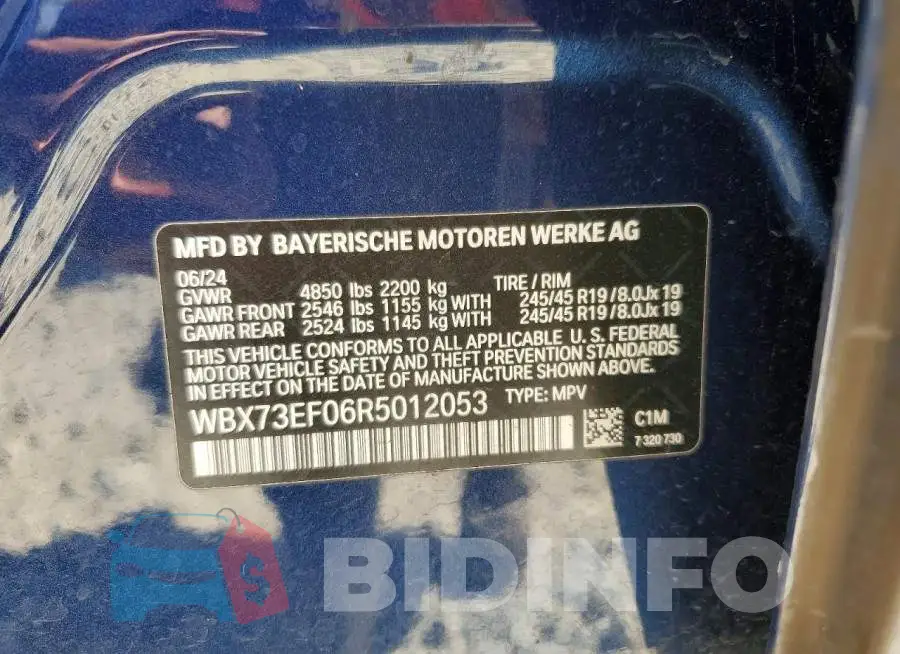 WBX73EF06R5012053 Photo# 13