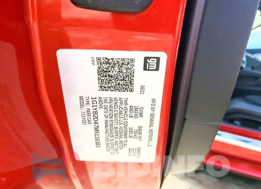1G1YB2D47M5116383 Photo# 12