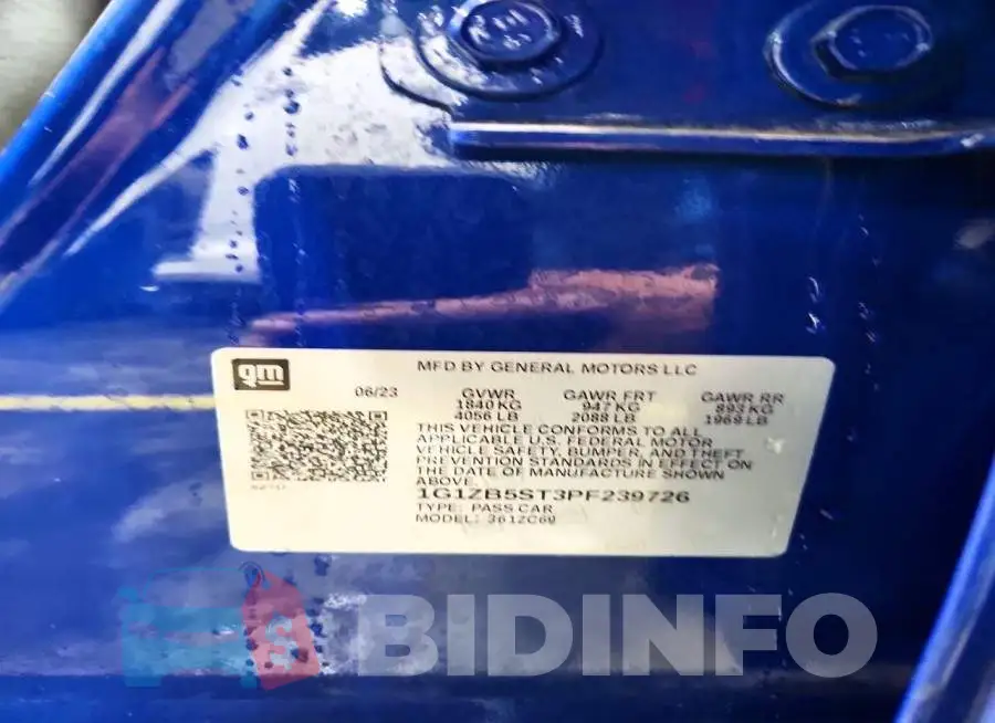 1G1ZB5ST3PF239726 Photo# 12