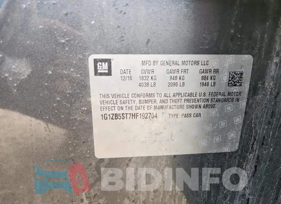 1G1ZB5ST7HF192704 Photo# 12