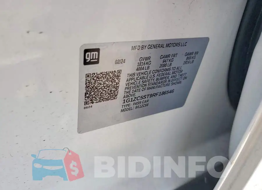 1G1ZC5ST9RF186546 Photo# 12