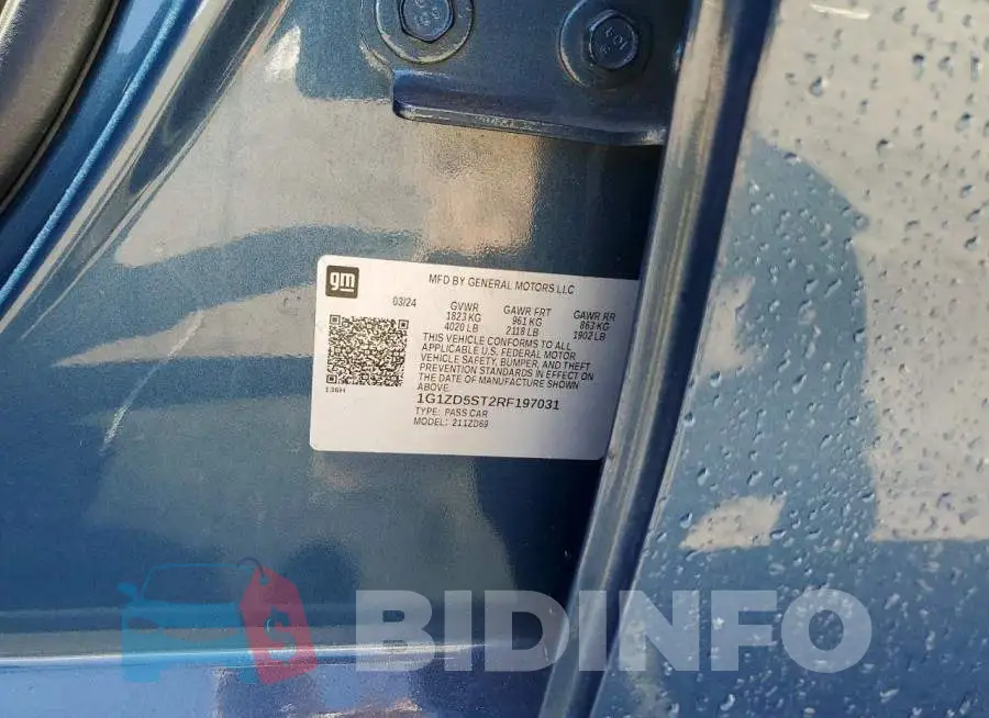 1G1ZD5ST2RF197031 Photo# 12