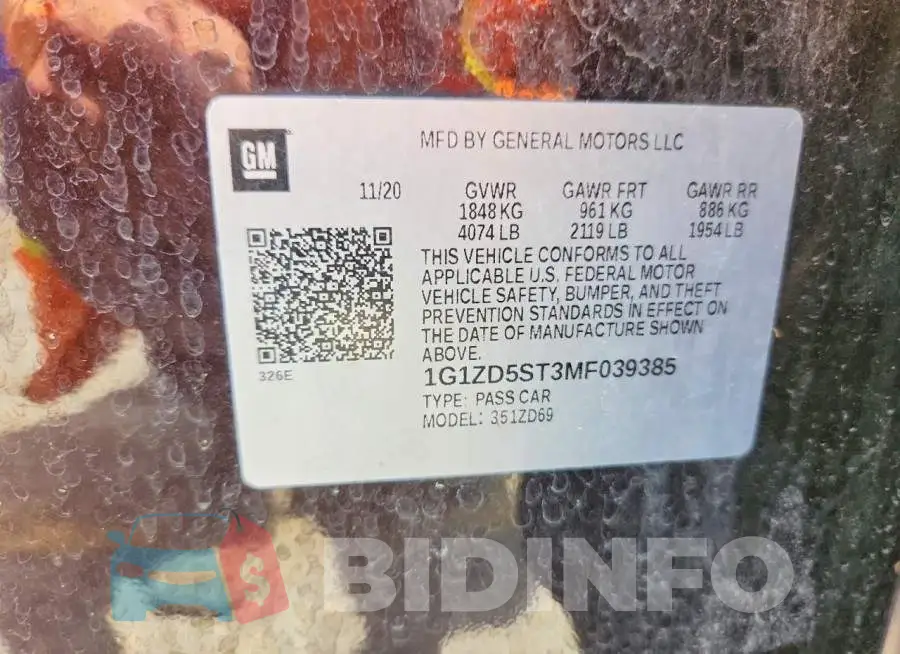 1G1ZD5ST3MF039385 Photo# 12
