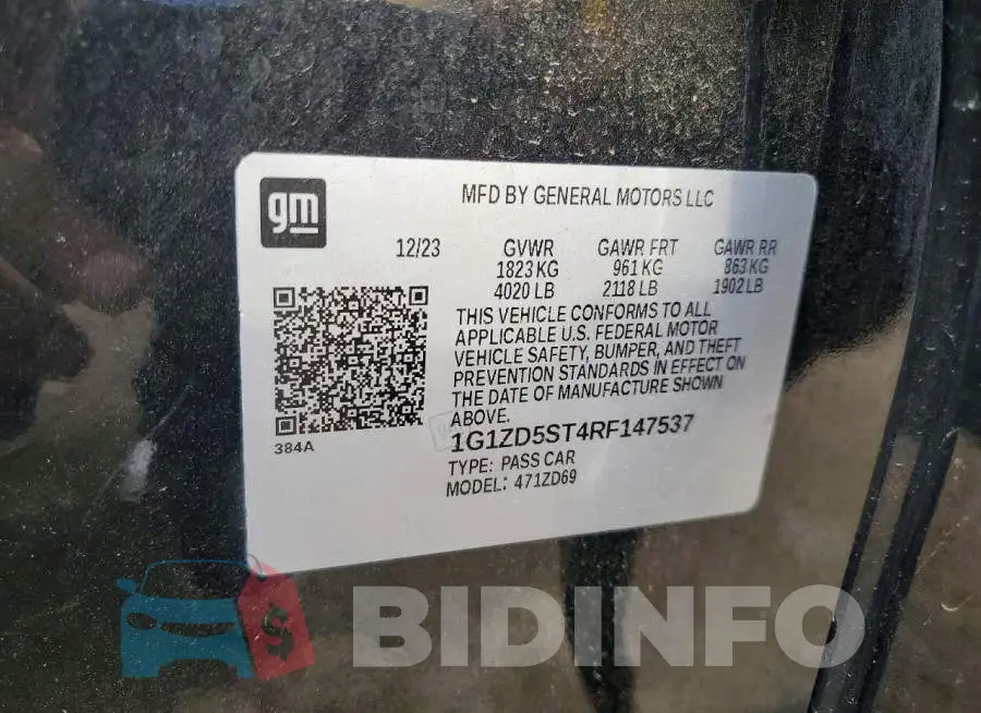 1G1ZD5ST4RF147537 Photo# 12