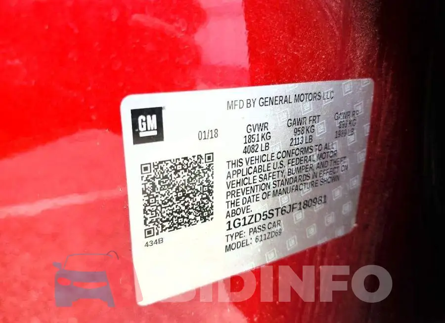 1G1ZD5ST6JF180981 Photo# 12
