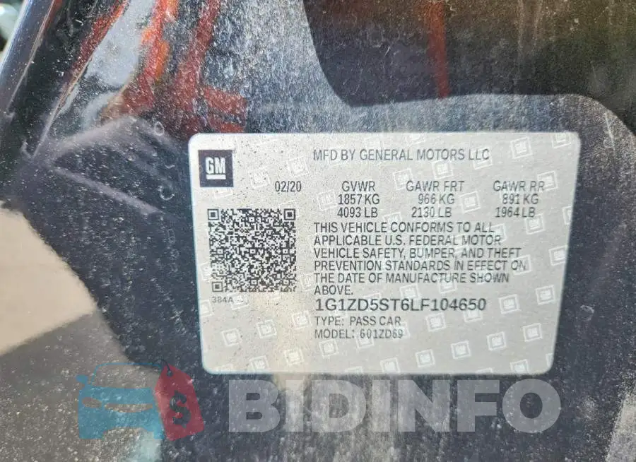 1G1ZD5ST6LF104650 Photo# 12