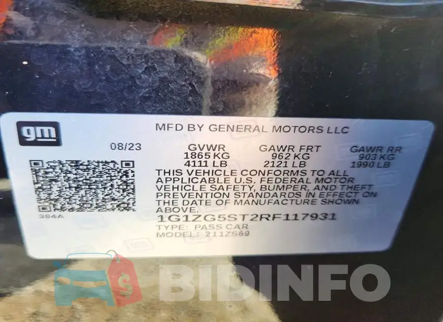 1G1ZG5ST2RF117931 Photo# 12