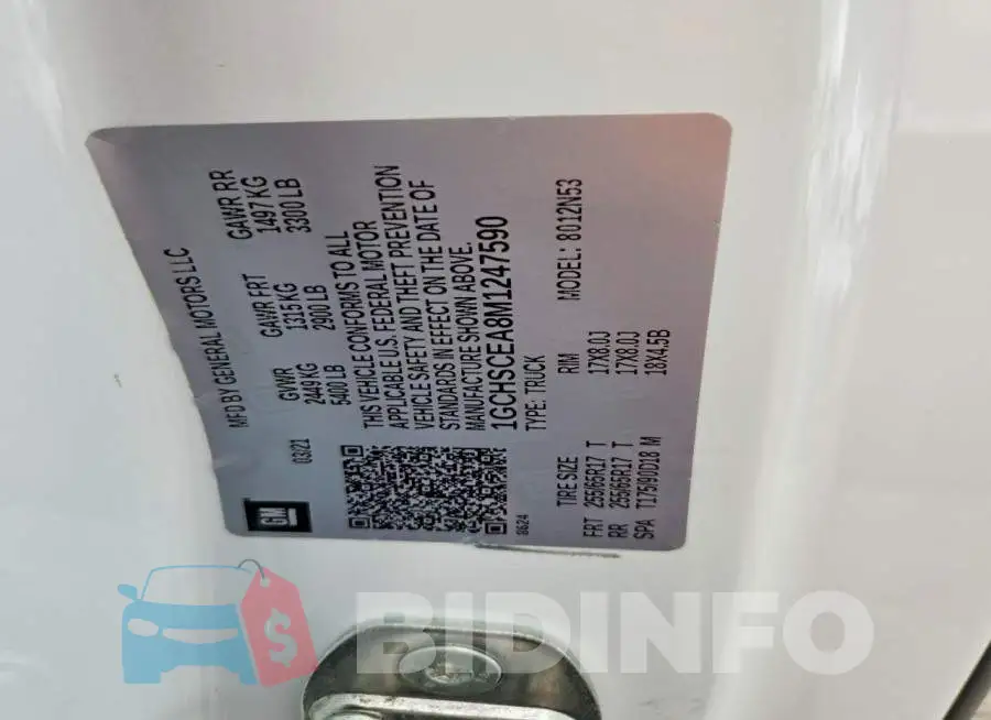 1GCHSCEA8M1247590 Photo# 12