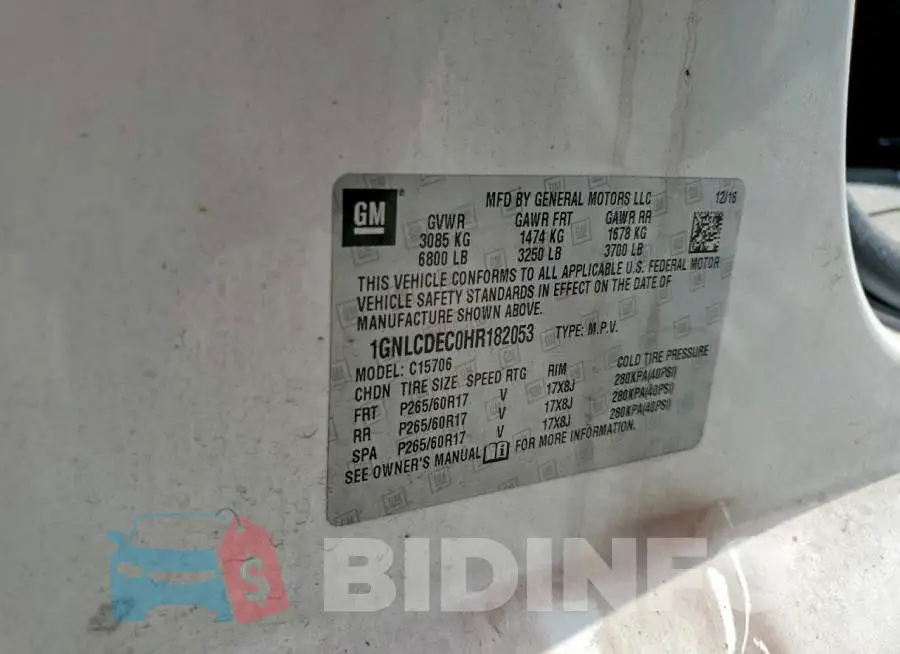 1GNLCDEC0HR182053 Photo# 13