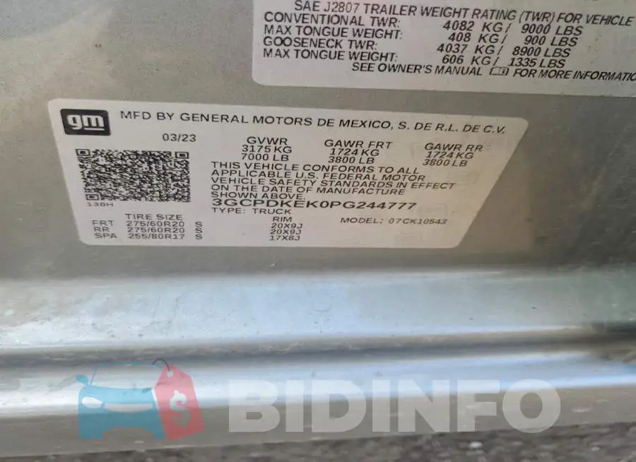 3GCPDKEK0PG244777 Photo# 12