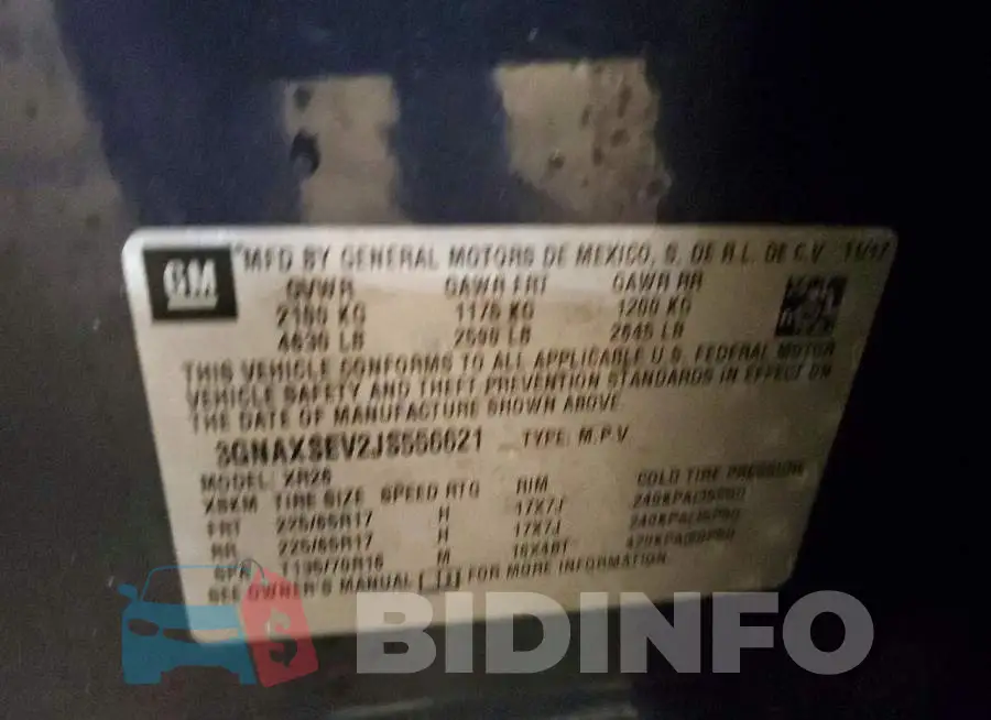 3GNAXSEV2JS556621 Photo# 12