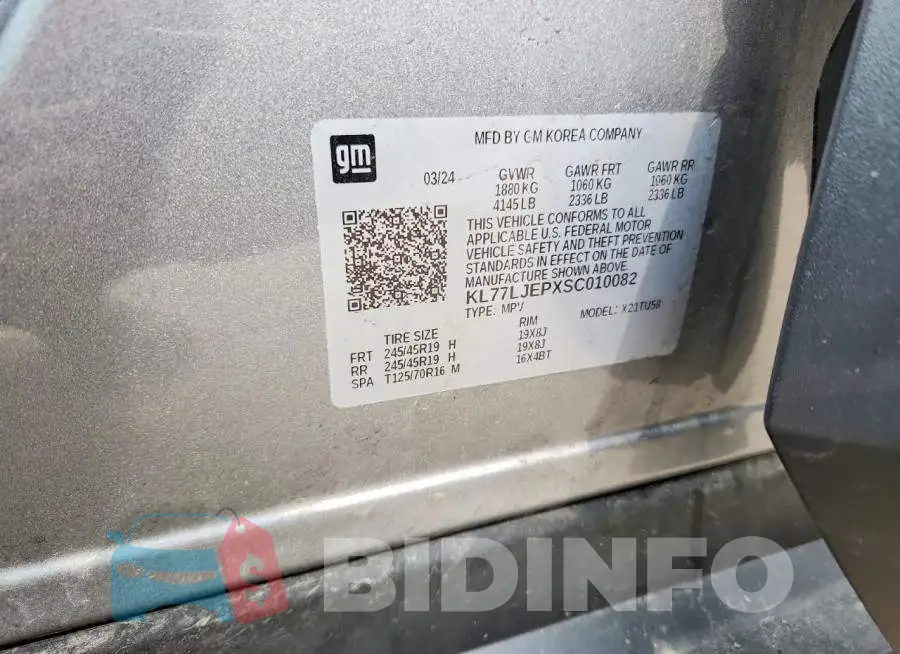 KL77LJEPXSC010082 Photo# 14