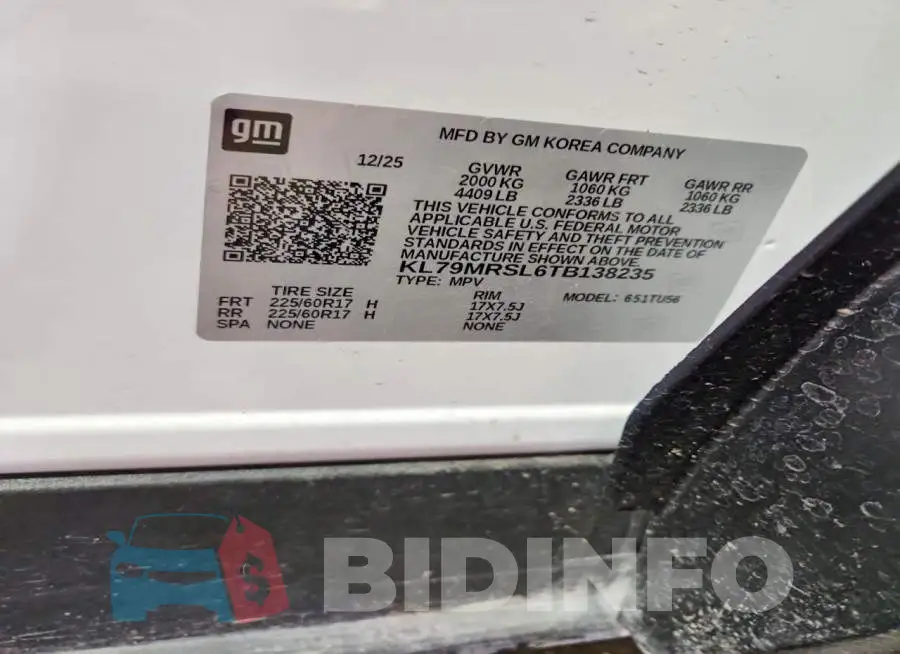 KL79MRSL6TB138235 Photo# 13