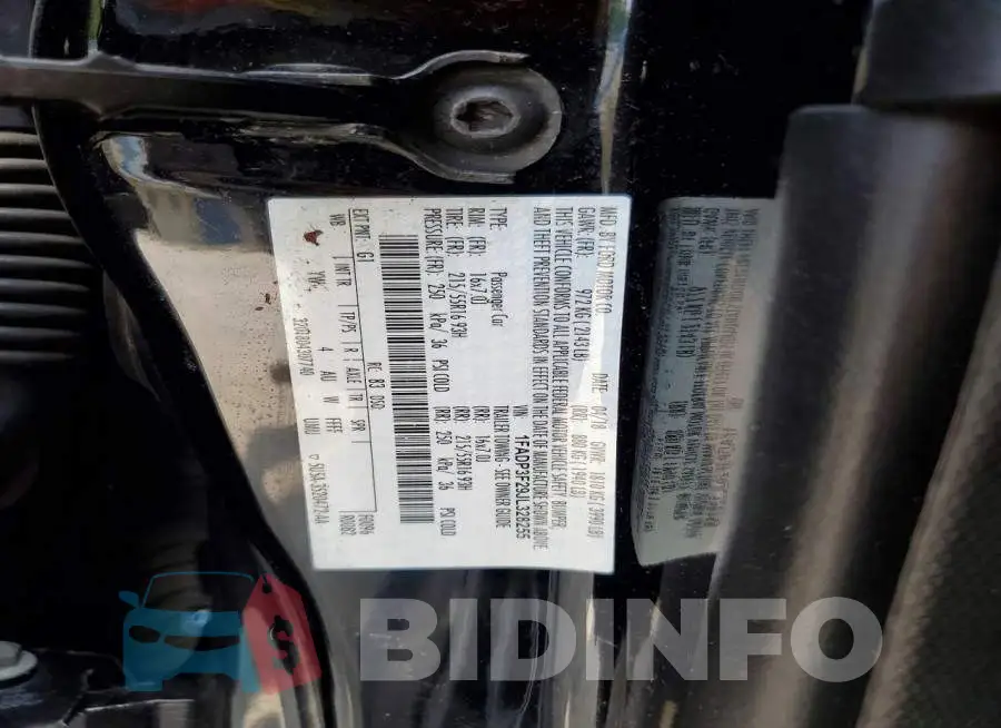 1FADP3F29JL328255 Photo# 12