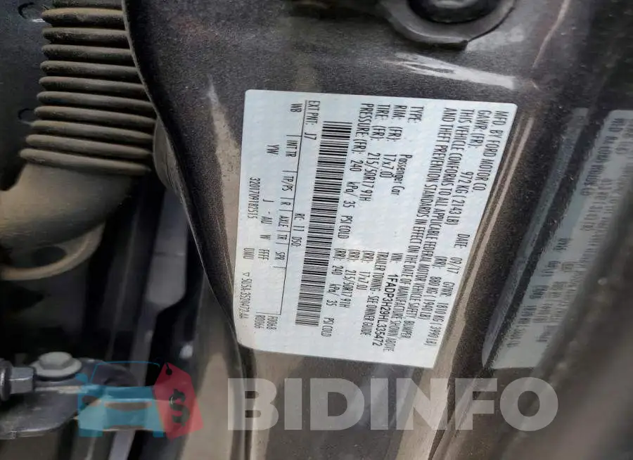 1FADP3H29HL335472 Photo# 12