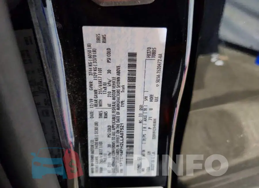 1FTER4FH2LLA07521 Photo# 12