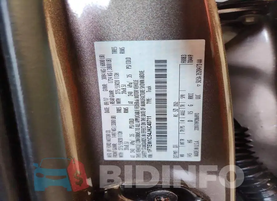 1FTEW1C54JKC40711 Photo# 12