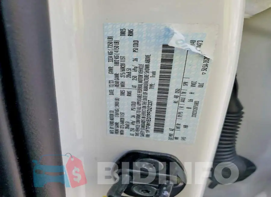 1FTFW1ED7PFD27237 Photo# 12